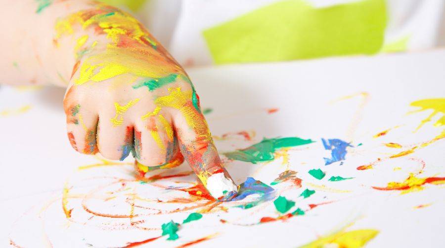 Finger Painting With Toddlers: Debunking My Own Myths