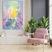 Picture of Celestia Paint Drip Large Canvas Wall Art