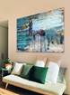 Picture of Charlotte's Finger Painting Large Canvas Print