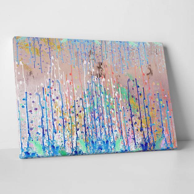 Picture of Skylar's Dots Large Canvas Wall Art