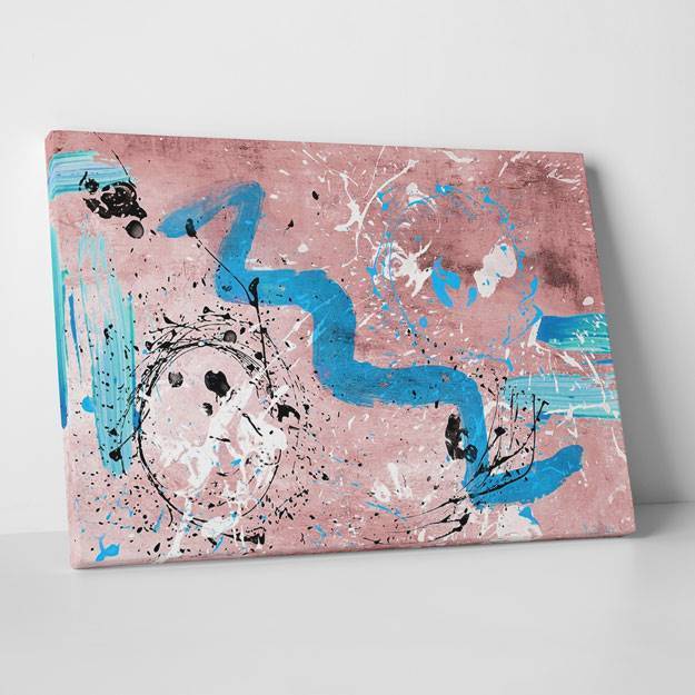 Picture of Tahlia's Squiggles Large Canvas Wall Art