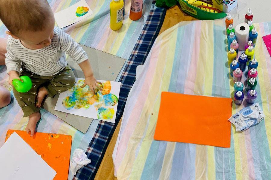 Baby Play and Paint Workshop in Perth: A Creative Journey for Little Artists