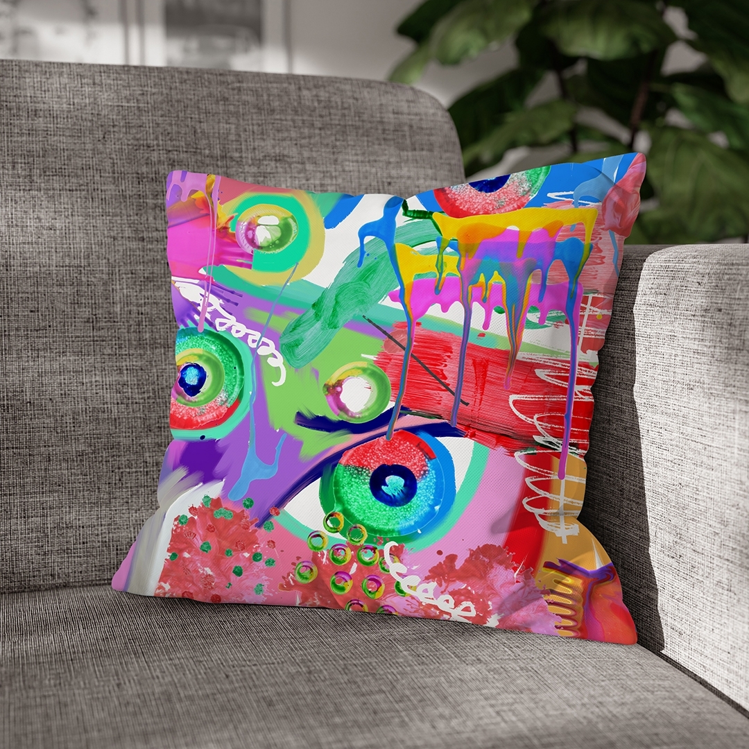 Full-size image of Picture of Jana Fluffy Jelly Throw Cushion